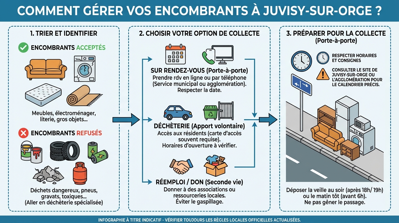 Les modalités de collecte des encombrants