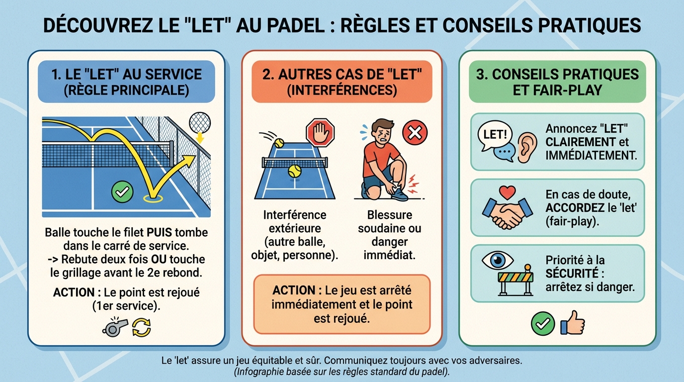 Les règles du let padel