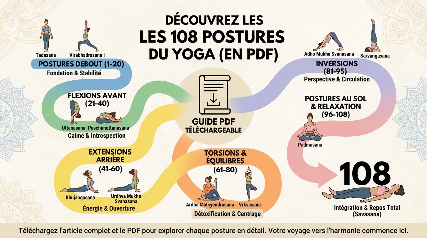 Guide complet des 108 postures