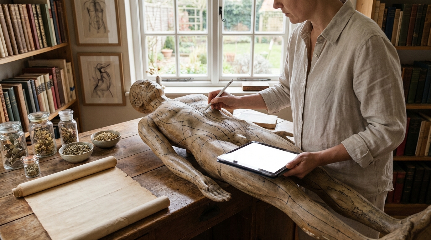 Découvrez les 12 méridiens du corps humain en PDF