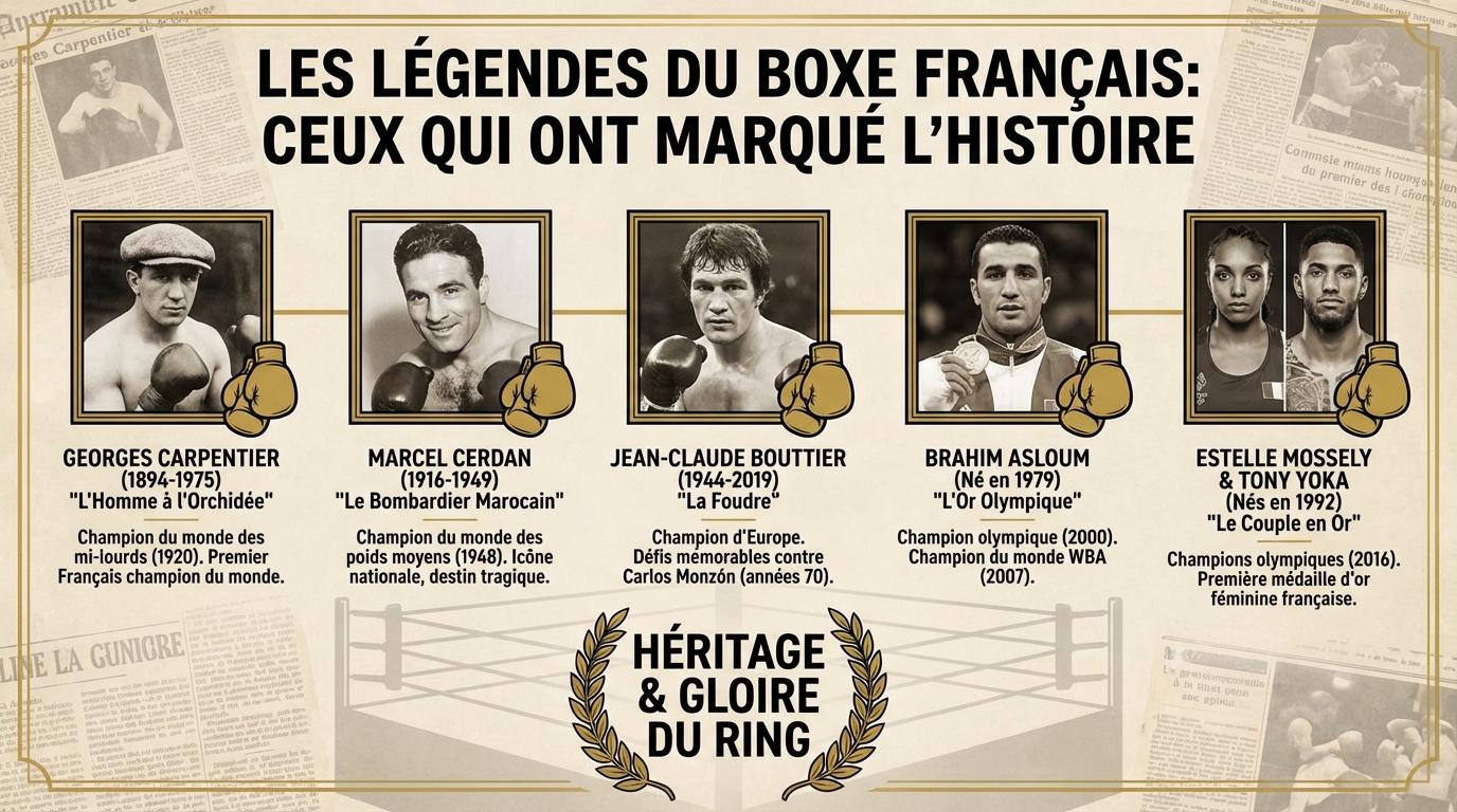Les boxeurs français connus qui ont marqué l'histoire 1 Les plus grands boxeurs français