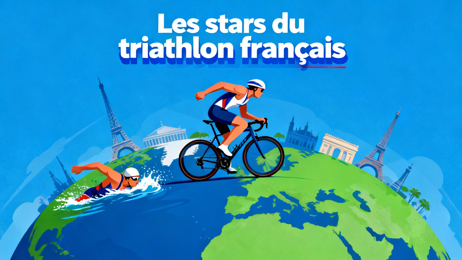 Les stars du triathlon français
