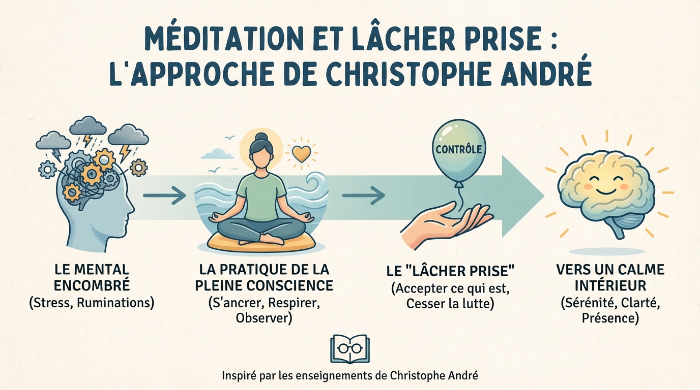 Techniques de méditation proposées par Christophe André