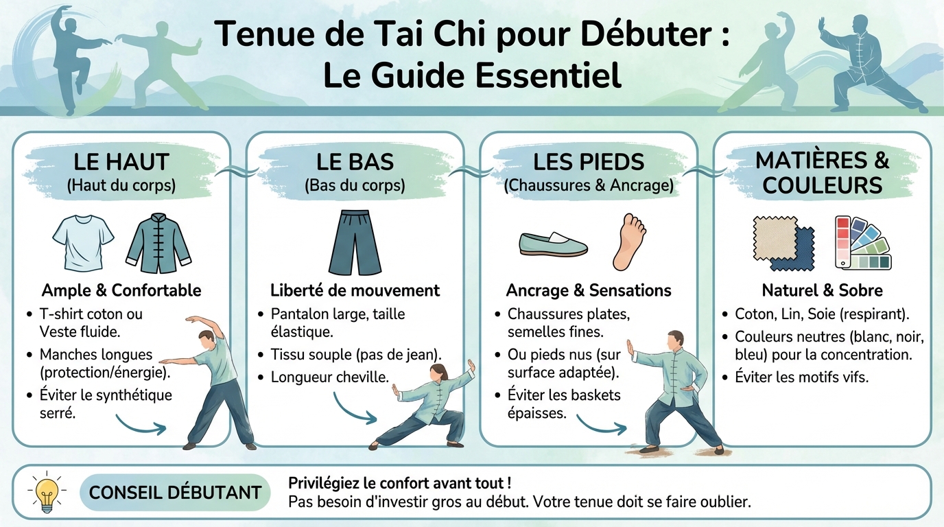 Comment choisir sa tenue pour le tai chi