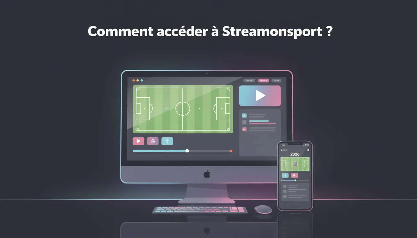 Comment accéder à Streamonsport ?