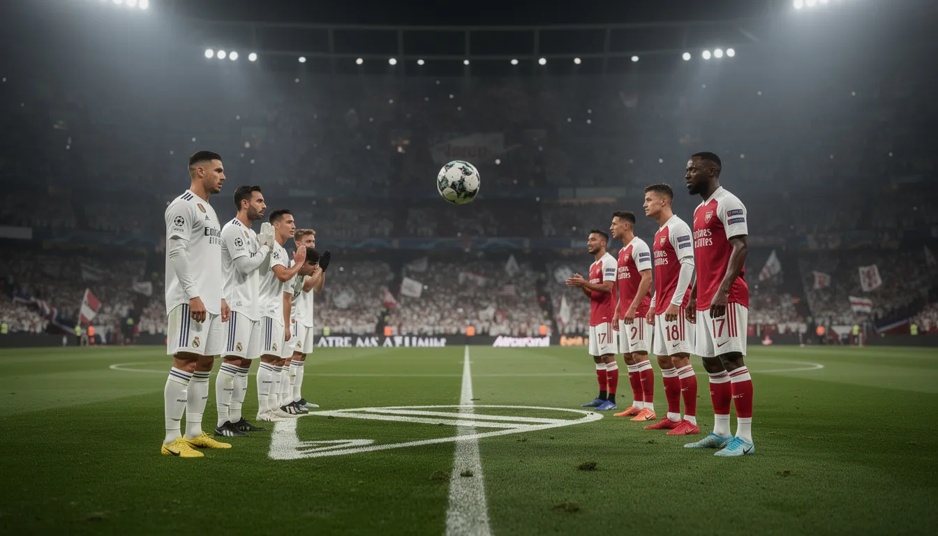Le face-à-face légendaire entre real madrid et arsenal