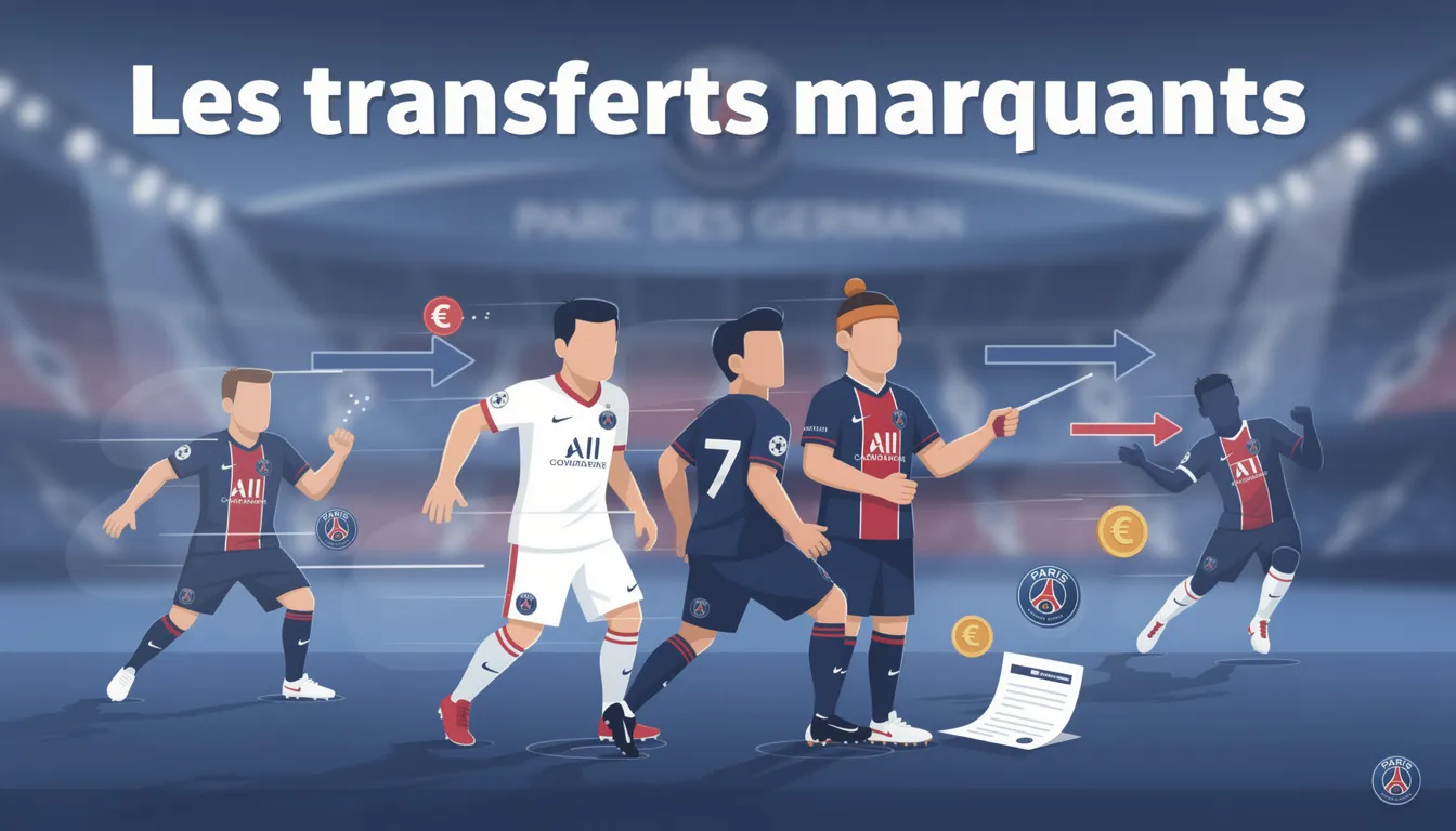 Le mercato PSG : toutes les infos et rumeurs à suivre 1 Les transferts marquants