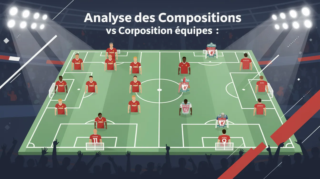 Manchester united vs liverpool : composition équipes 1 Analyse des Compositions