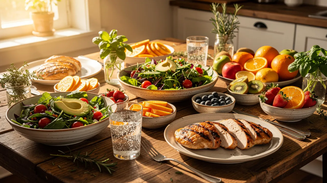 Exemple de menu pour une semaine